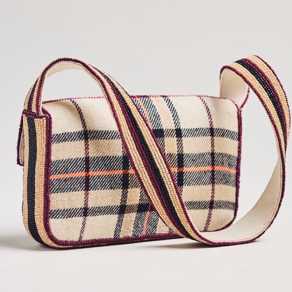 Anthropologie The Fiona Beaded Bag Animal Edition Horse NWT - Picture 4 of 15